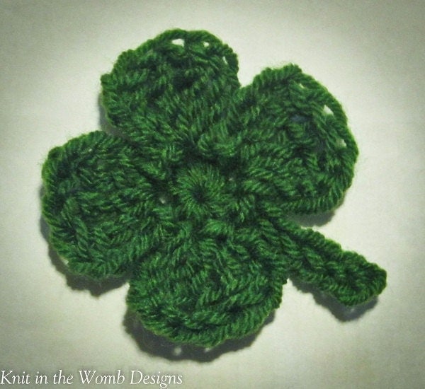 for pattern four clover crochet a leaf Clover download Leaf pdf Pattern Four crochet by knitinthewomb