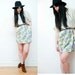 SALE Vintage Floral Nautical Mini Dress