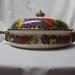 Vintage Large Cornucopia Heavy Enamelware Pot