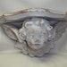 Vintage Distressed Cherub Wall Shelf