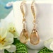 Champagne yellow mystic quartz diamond hook earrings, gold wedding earrings, gold bridesmaid earrings, bohemian earrings