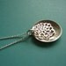 Just Breathe NECKLACE -- Sterling Silver