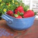 Squared Bowl with Handles in Blue EACH ONE UNIQUE