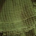 Silk Fabric Plaid Olive Green