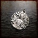 Vintage Silver Religious Medal of Notre Dame des trois Epis - Fernand Py style - Our Lady of 3 Ears - Modern french pendant