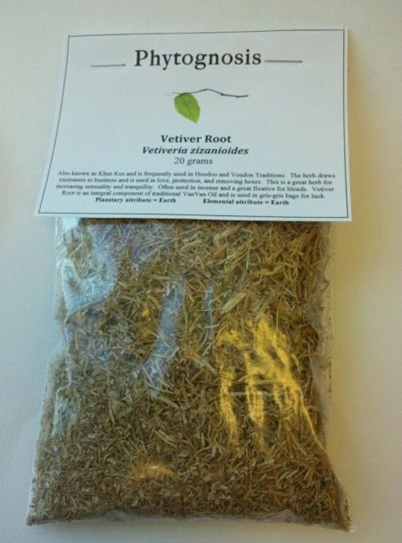 Vetiver Root Khus Khus used in the Hoodoo Tradition for
