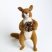 Felt Animals - Needle Felted Squirrel Miniature
