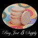 50 Unfinished Wood Circle CUTOUTS..Discs, Smooth and Ready to Glaze, Paint, Decoupage, Stain, Stamp for Magnets, Art, Jewelry, more...