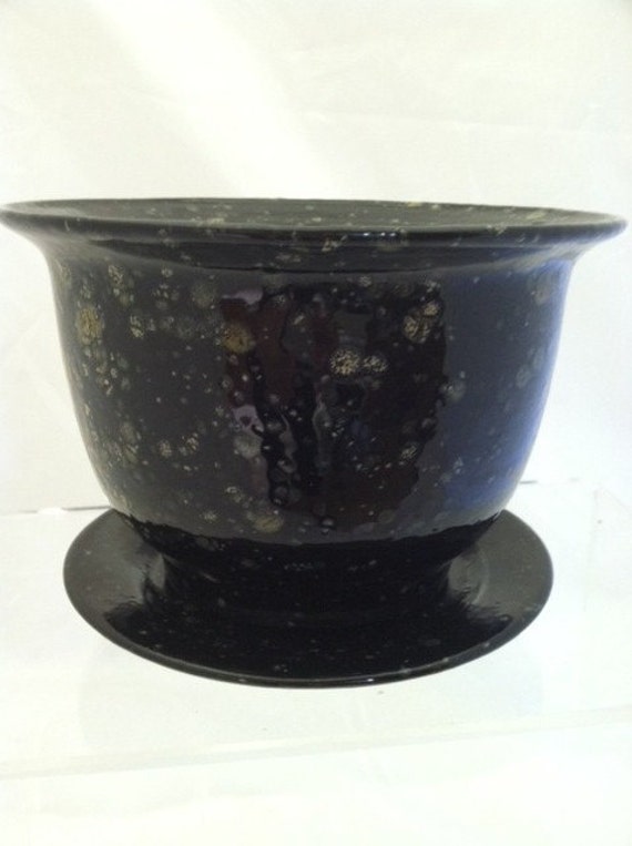 Ceramic Planter with Drip Tray Round 2 by ShadyLaneCeramics