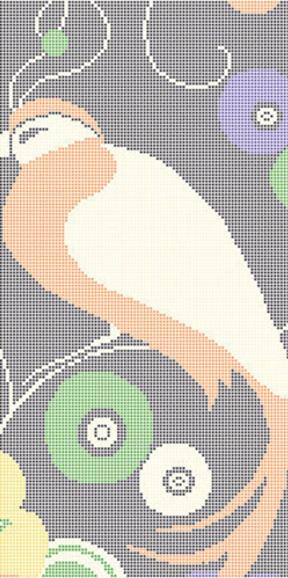 Art Deco Cross Stitch Bird Cross Stitch Art Deco Art Deco