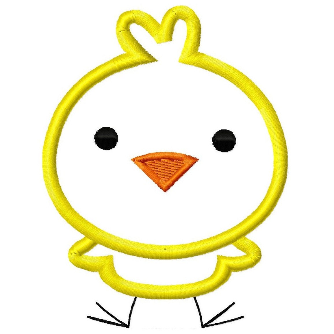 Digitizing Dolls Chick Applique 2 Machine by DigitizingDolls