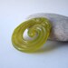 Green Serpentine Wave Pendant