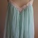 Vintage mint baby doll top lingerie- Size large