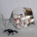 Halloween Party Vintage Serving Decanter Wine Blood Mercury Glass