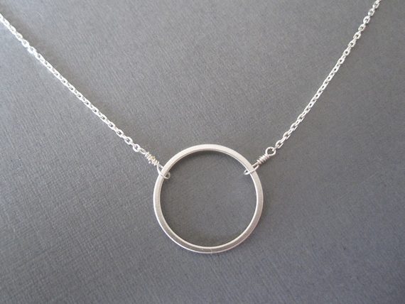 sterling silver circle pendant Sterling silver circle pendant. textured pendant original