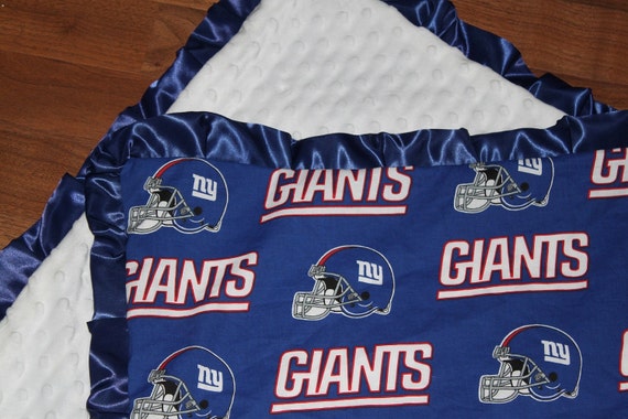 ny giants plush throw blanket