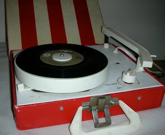 Vintage Record Player Vanity Fair VF Portable by VintageRescueShop