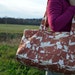 Quilted Weekend Duffel Bag in Cherry Blossom