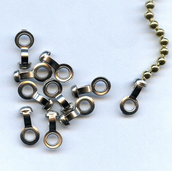 25 Stainless Steel Ball Chain Connectors