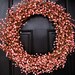 Year Round Berry Wreath - Warm Hot Chocolate Topped with Pink Marshmallows Wreath -SALE