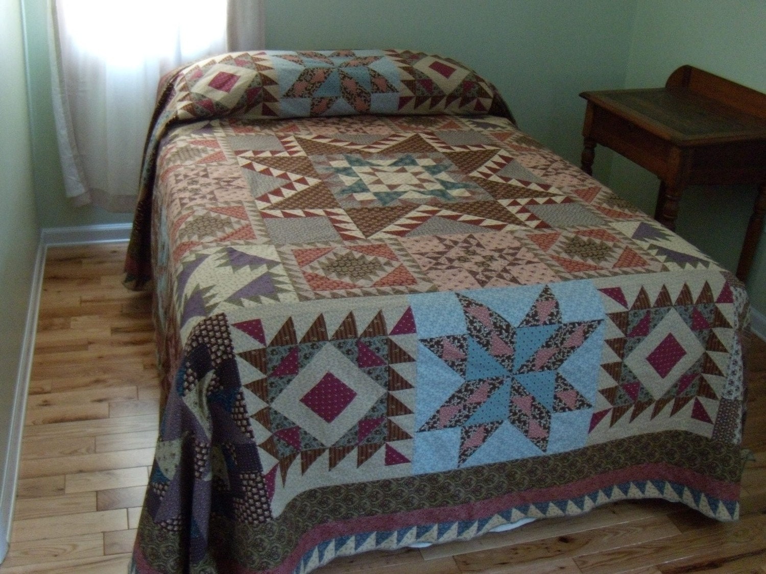 Civil War Tribute Quilt Top and binding strips