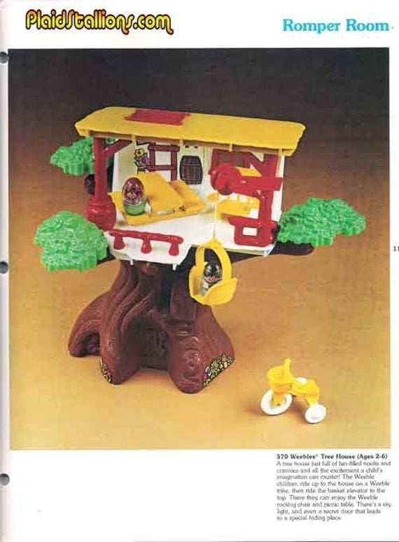 playskool treehouse vintage
