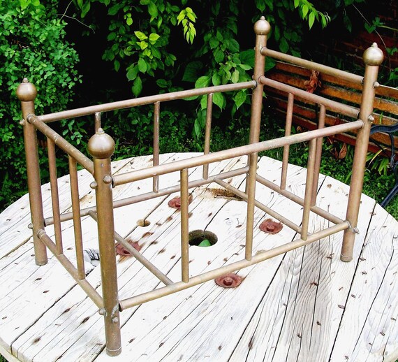 brass doll bed