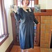 Vintage 1920s Black Silk Dress - Amazing Condition - Rare PLUS SIZE/XXL - Bust: 52