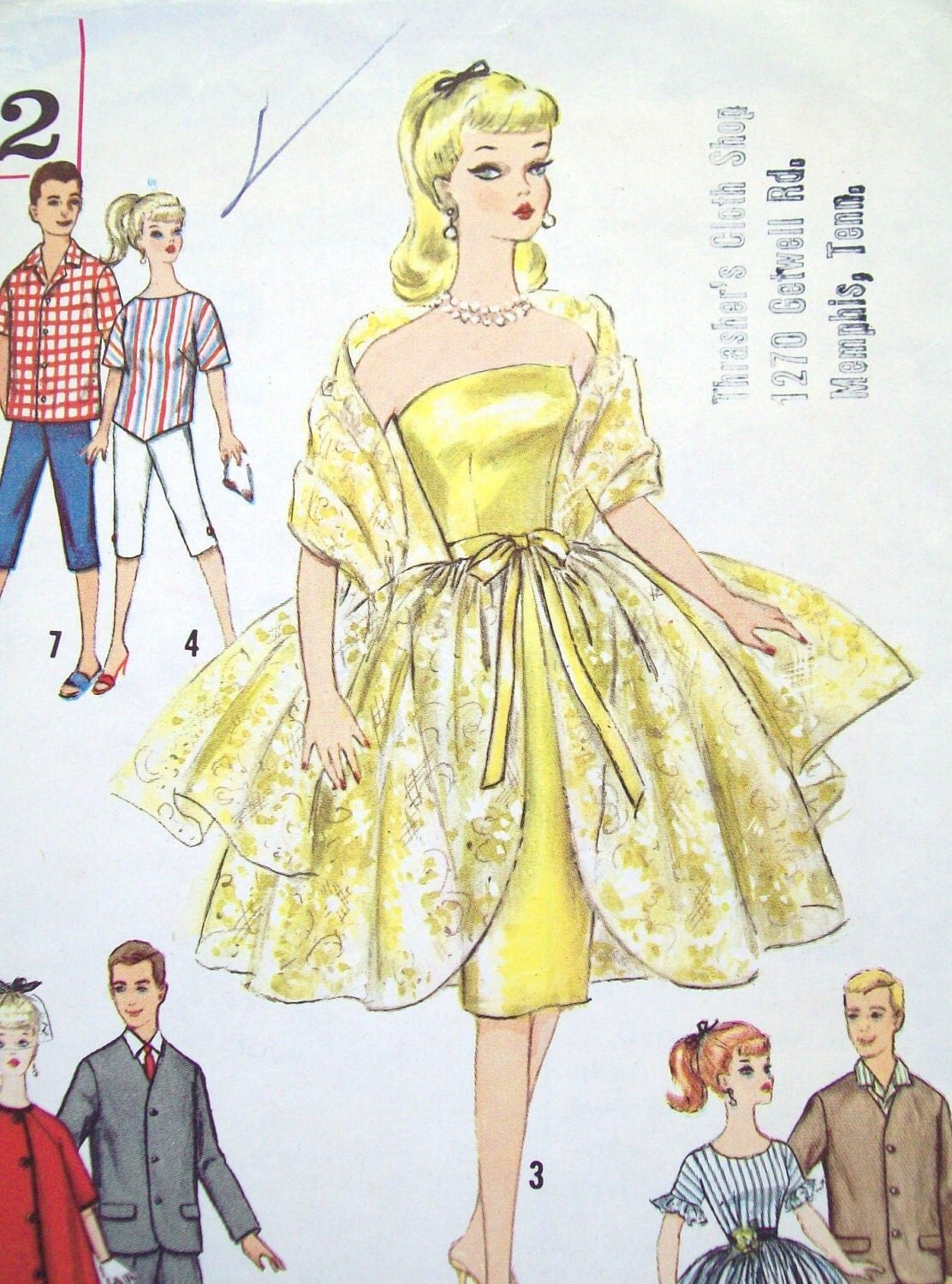 Barbie Doll Pattern Simplicity 4422 for Barbie by CharlotteStuff