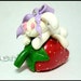 Strawberry Bunny Princess Necklace