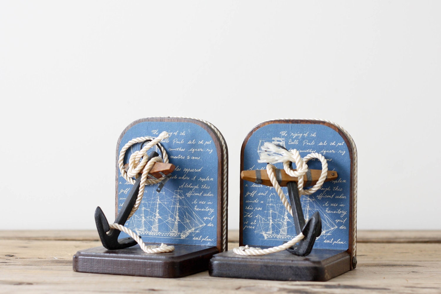 Nautical Anchor Bookends