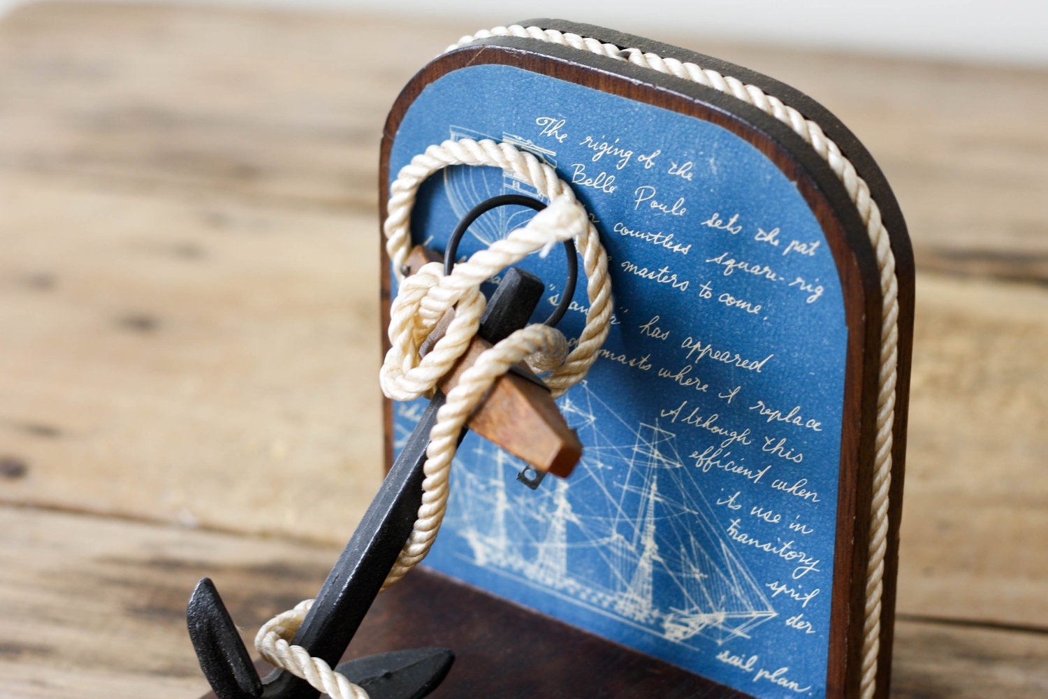 Nautical Anchor Bookends