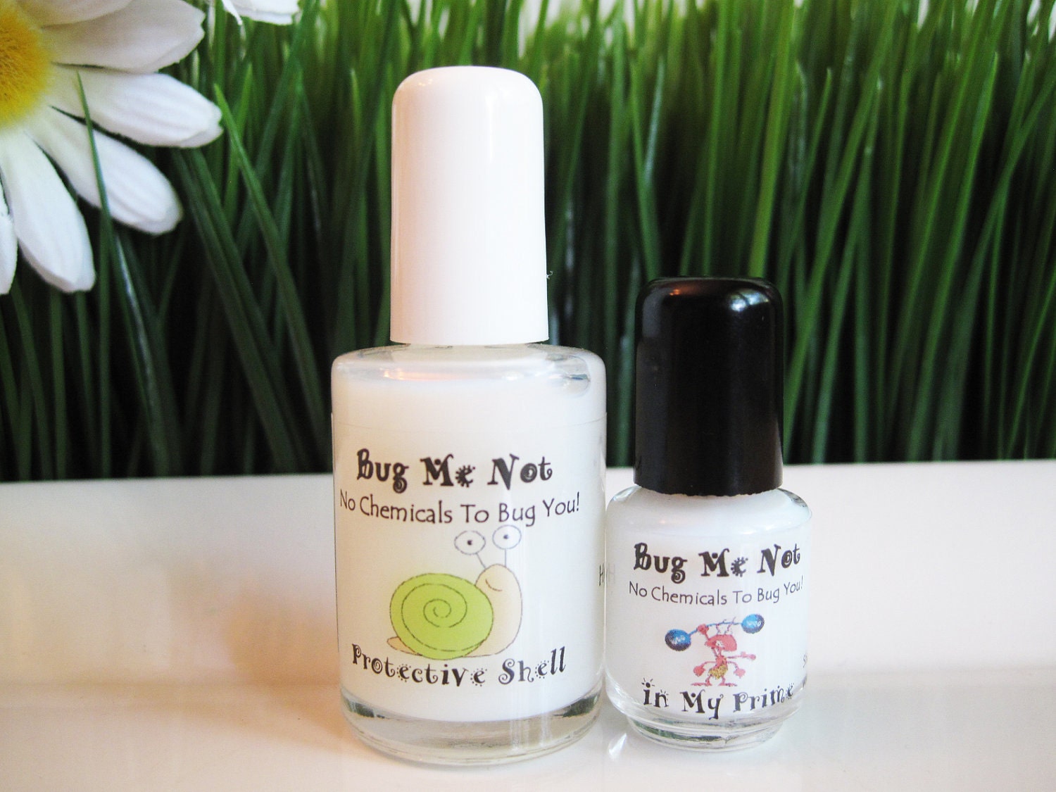 Natural Nontoxic Nail Primer and Topcoat by WillowTreeMinerals
