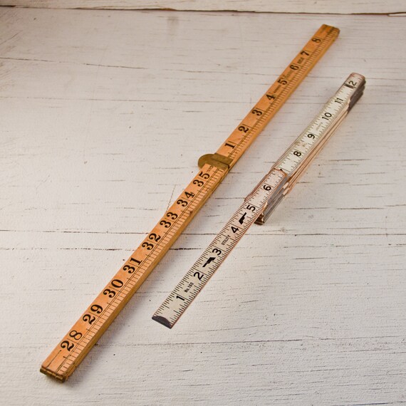Vintage Folding Ruler Yard Stick Carpenter's Tools