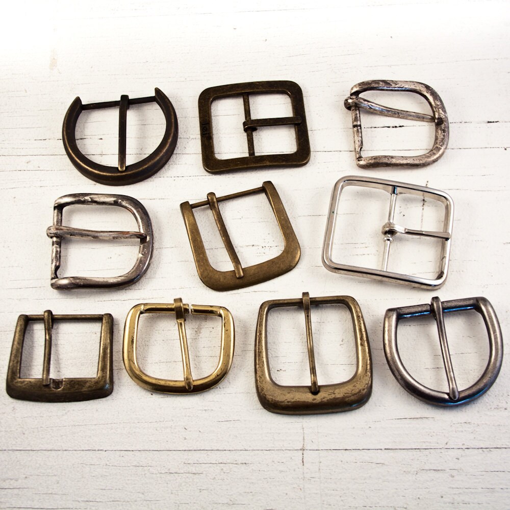 SALE Old Belt Buckles Lot of 10 Belt Width 1 1/2 Deals