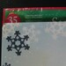 Snowflake Writing Paper - approximately 35 sheets - Winter Letters and Notes with Blue Style
