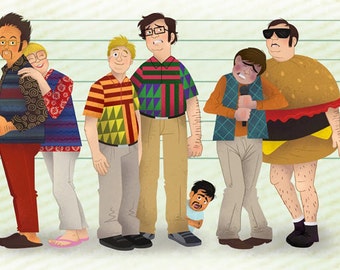 Tim and Eric: Where's My Chippy 8x18" Art Print