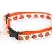 Cat Collar - Pumpkins on Creme - Large Cat Collar
