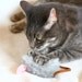 Catnip Mouse with Leather Tail