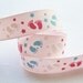 Baby Feet Pink Blue 15 yards 7/8 inch Printed Grosgrain Ribbon Baby Shower Diaper Cake