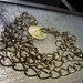 Groovy Vintage Chain Belt Metal Coin Bauble - Adjustable size