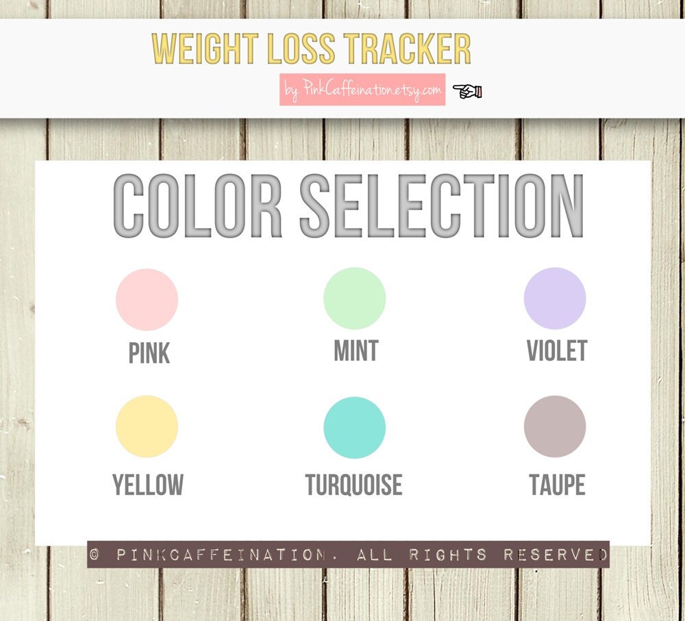 Make Your Own Customized Weight Loss Journal / Diet & Fitness