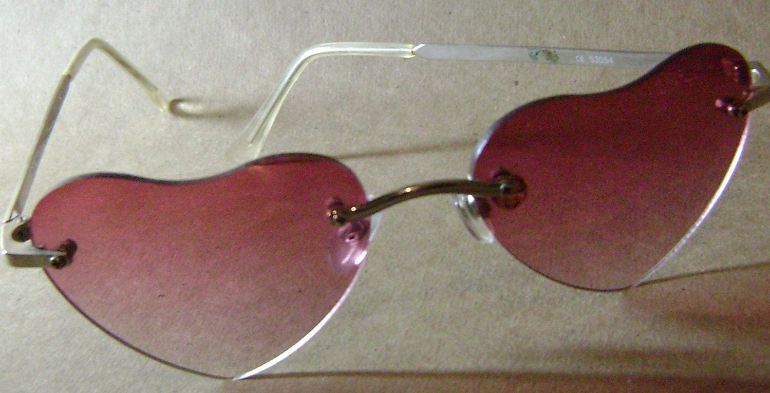 Heart Shaped Rose Colored Glasses