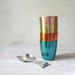 Vintage Peacock ware Aluminium Cups - Set of 4