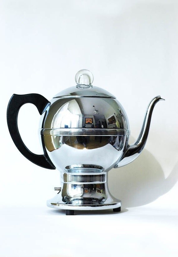 Vintage 1950s Chrome Coffee Percolator by Westinghouse