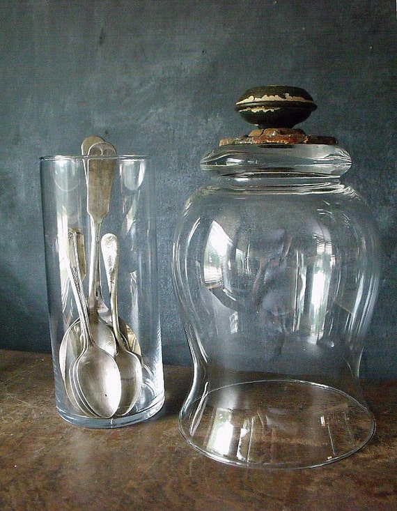 Cloche with Vintage Door Knob