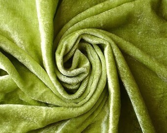 Lime Green Velvet Fabric Yardage Commercial Fabric Curtain Fabric Fashion Velvet Upholstery Fabric Decorative Fabric Window Treatment Fabric