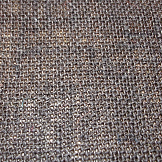 Dark Brown Burlap Fabric 1 Yard