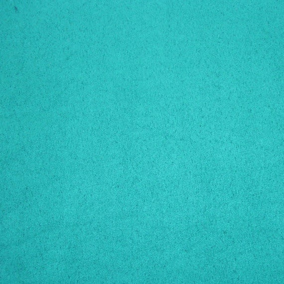 Turquoise Blue Suede Fabric Fake Suede Fabric by FabricMart