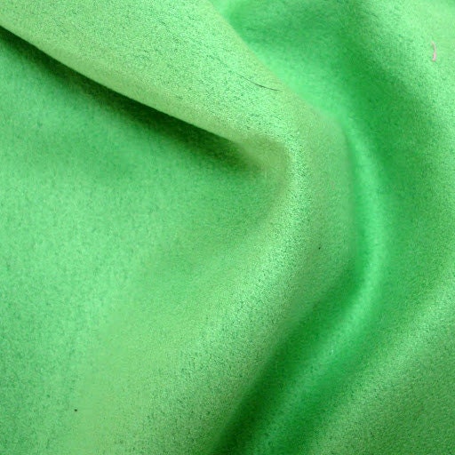 green suede fabric